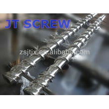 bimetallic rubber screw and barrel for extruder